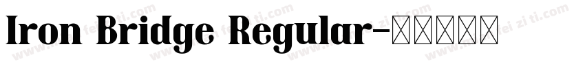 Iron Bridge Regular字体转换